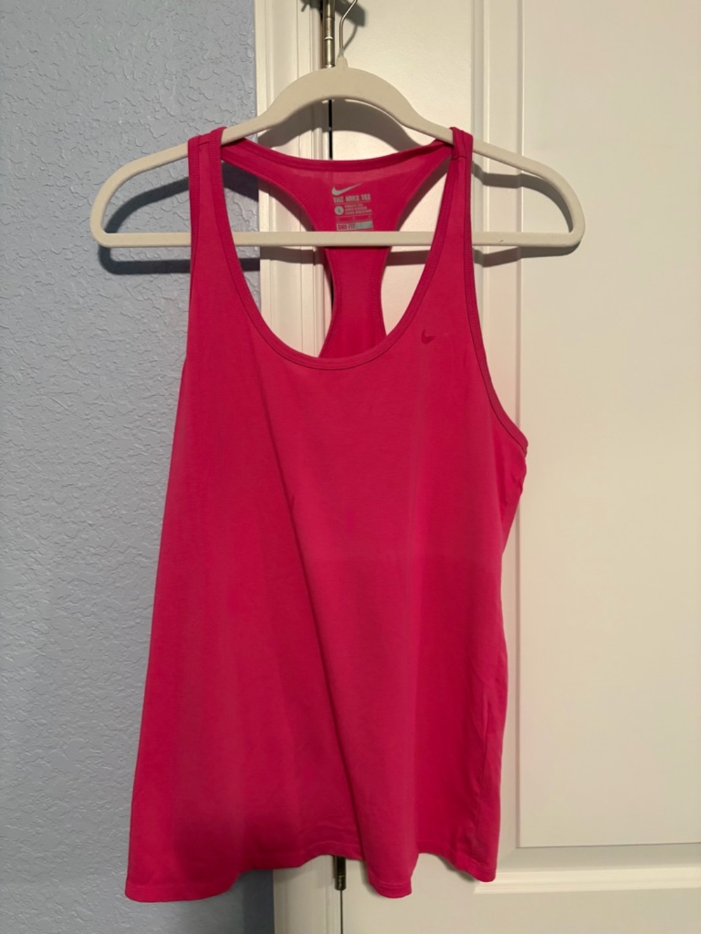 Nike Women's Hot Pink Racerback Tank Top